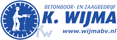 Logo Betonboor- en Zaagbedrijf K. Wijma BV